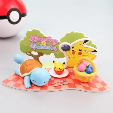 車厘龜 春遊午後時光 寶可夢球 3D立體場景積木