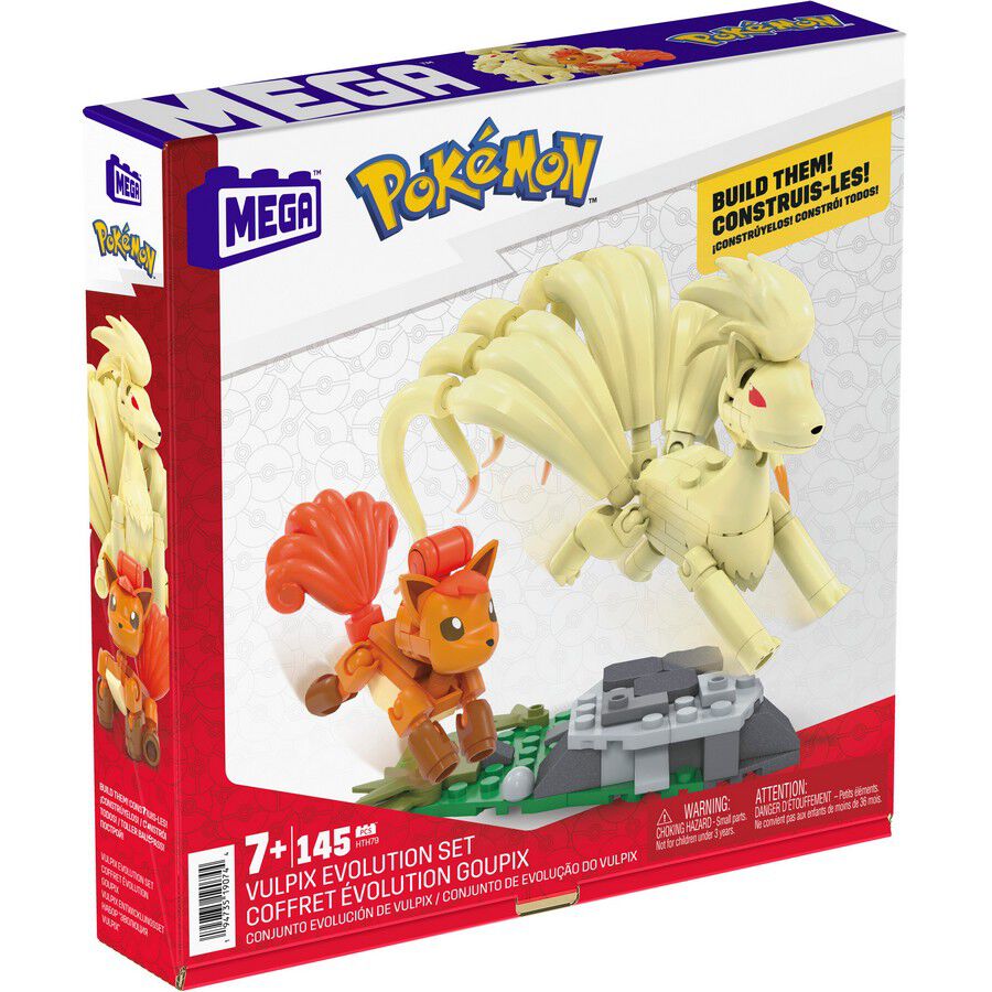 [Gift Exchange] MEGA Pokémon Vulpix and Ninetales Evolution Series Articulated Building Blocks | Pokémon 