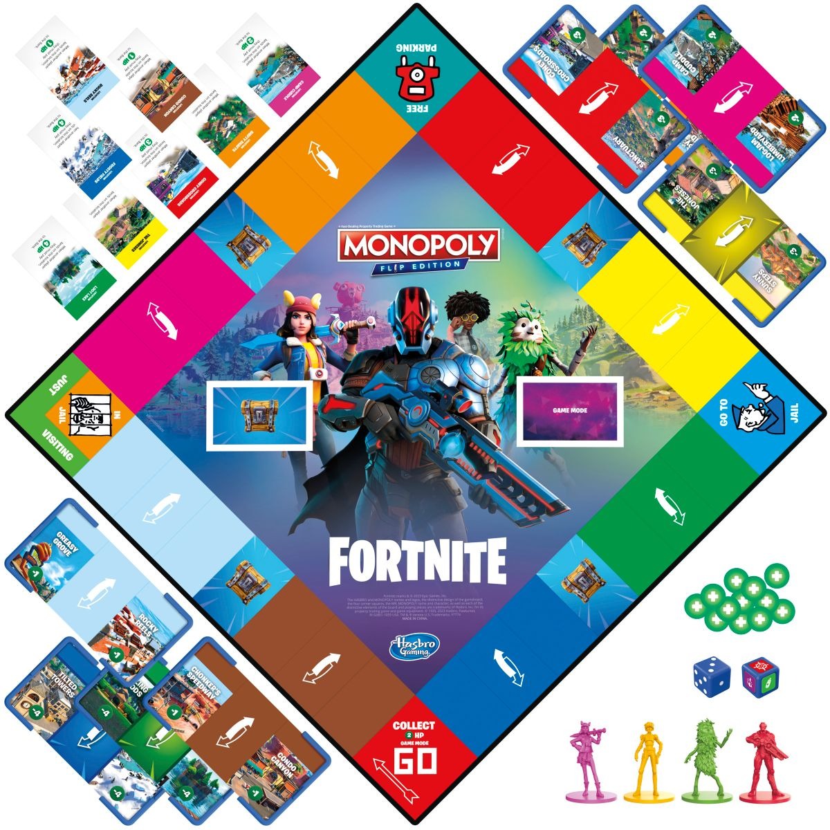 Monopoly-style card game: Fortnite
