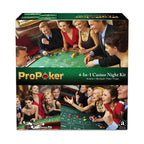 Classic Game Series - 4 Casino Game Sets | Roulette, Blackjack, Poker, Dice