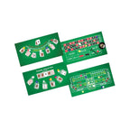 Classic Game Series - 4 Casino Game Sets | Roulette, Blackjack, Poker, Dice